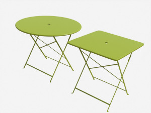 bistrot metal tables 3D 모델
