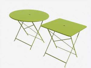 bistrot metal tables 3D Model