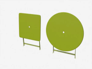 bistrot metal tables 3D Model