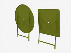 bistrot metal tables 3D Model