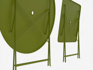 bistrot metal tables 3D Model