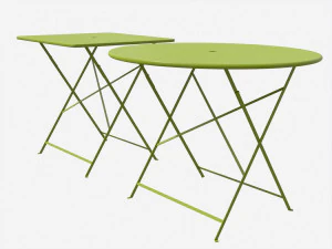 bistrot metal tables 3D Model