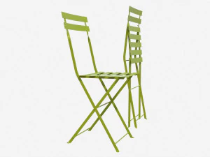 bistrot metal chair 3D Model