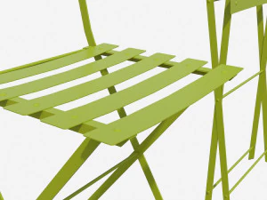 bistrot metal chair 3D Model