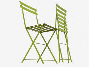 bistrot metal chair 3D Model