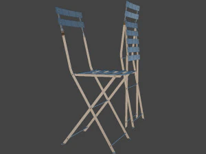 bistrot metal chair 3D Model