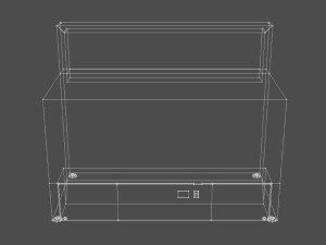 pizza table 3Dモデル