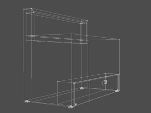 pizza table 3D Model