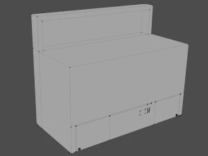 pizza table 3D Model