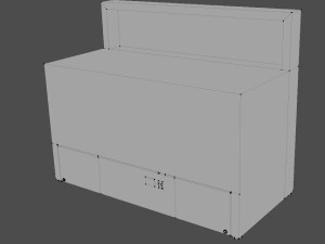 pizza table 3Dモデル
