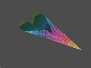 paper rocket origami 3D Model