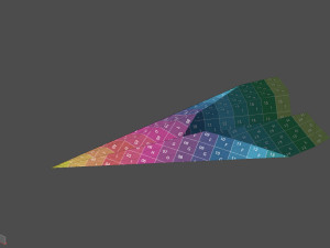 paper rocket origami 3D Model