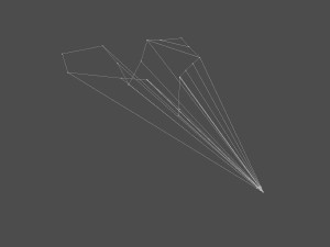 paper rocket origami 3D Model
