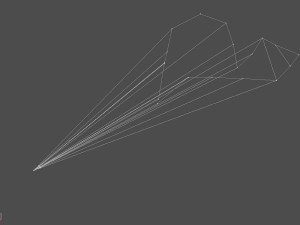 paper rocket origami 3D Model