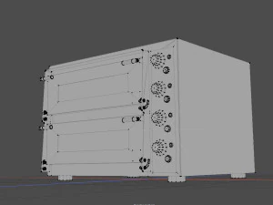 पिज़्ज़ा ओवन 3D मॉडल