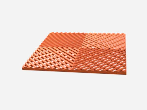 Garage Floor Tile Plastic 3D Model