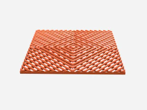 Garage Floor Tile Plastic 3D Model