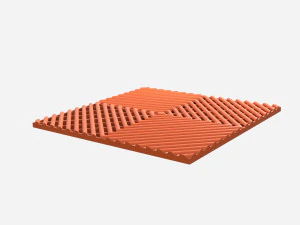 Garage Floor Tile Plastic 3D Model