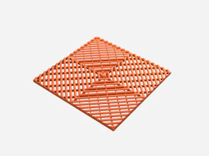 Garage Floor Tile Plastic 3D Model