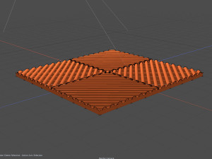 Garage Floor Tile Plastic 3Dモデル