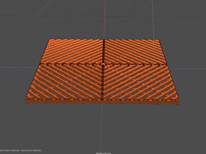 Garage Floor Tile Plastic 3D Model