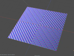 Garage Floor Tile Plastic 3D Model