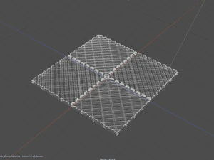 Garage Floor Tile Plastic 3D Model
