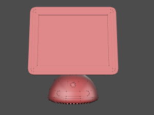 Imac G4 lowpoly 3D 模型