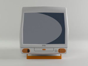 Imac 98 lowpoly Model 3D