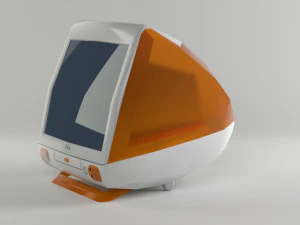 Imac 98 poli rendah Model 3D