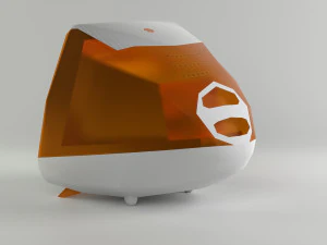 Imac 98 poli rendah Model 3D