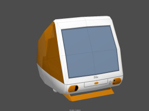 Imac 98 lowpoly Model 3D