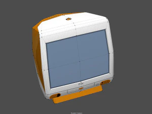 Imac 98 poli rendah Model 3D