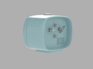 Alarm Clock 60S 3D Model