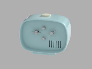 Alarm Clock 60S 3D Model