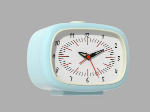 Alarm Clock 60S 3D Model
