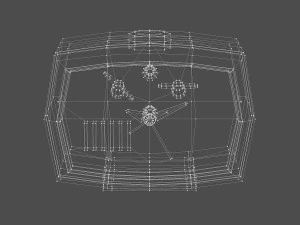 Alarm Clock 60S 3D Model