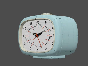 Alarm Clock 60S 3D Model