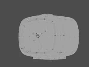 Alarm Clock 60S 3D Model