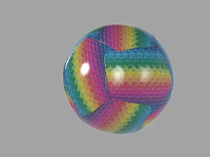 Soccer Ball League 1 Modelo 3D