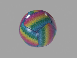 Soccer Ball League 1 Modelo 3D