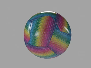 Soccer Ball League 1 3D Model