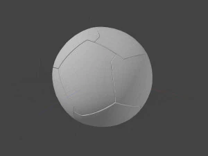 Soccer Ball League 1 3D Model