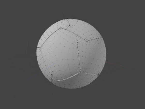Soccer Ball League 1 3D Model