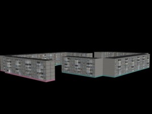 russian block of flats 3D Модель