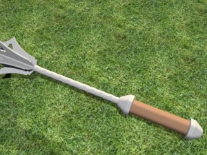 flanged mace Modello 3D