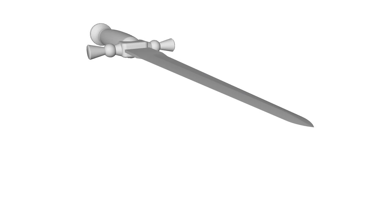 stilet 3D Model .c4d .max .obj .3ds .fbx .stl .blend 