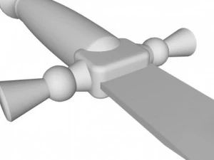 stilet 3D Model