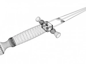 stilet 3D Model