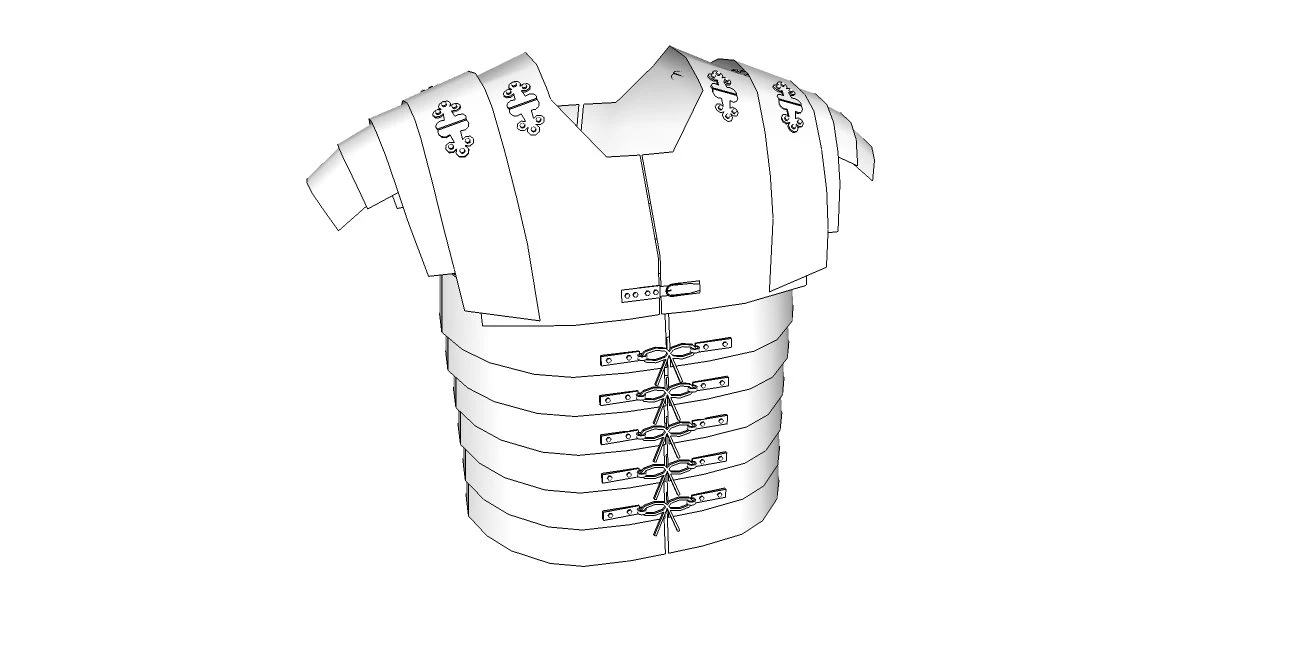 lorica segmenta 3D Model .c4d .max .obj .3ds .fbx .stl .blend 